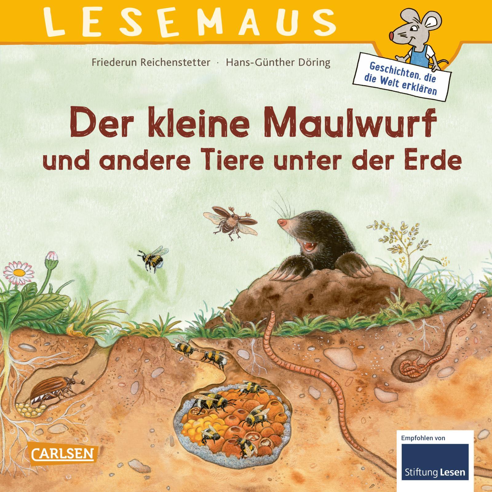 Vorderes Coverbild LESEMAUS 178: Der kleine Maulwurf und andere Tiere unter der Erde