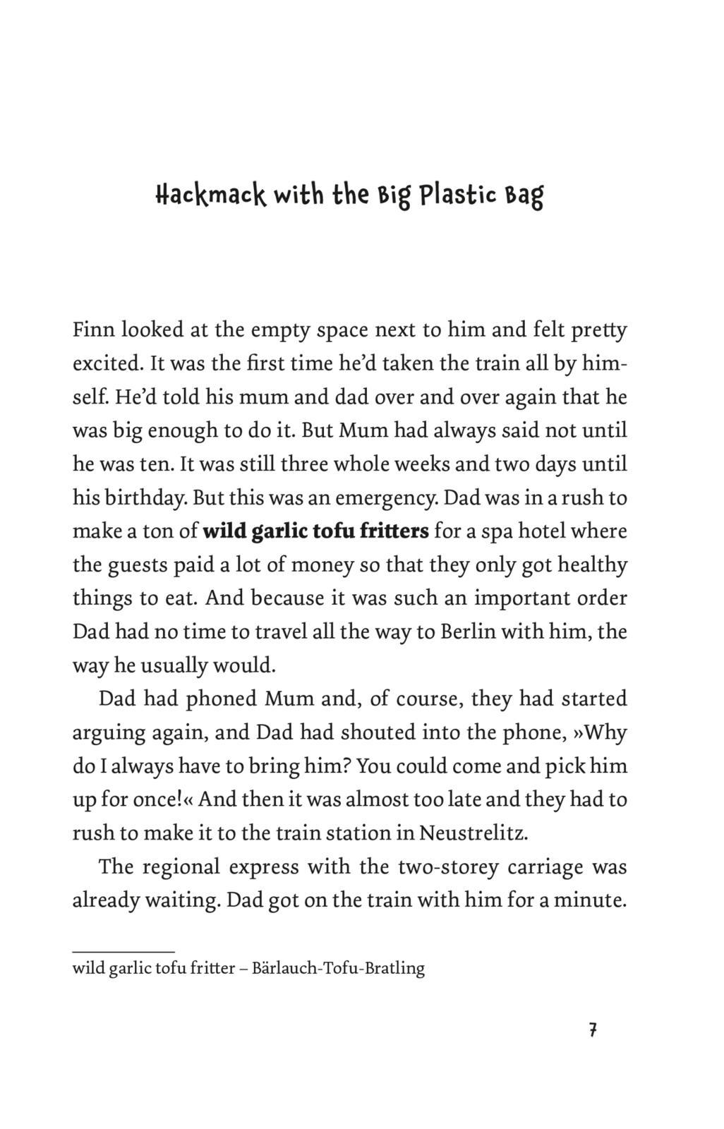 Beispielinhalt (Bild) Kannawoniwasein: Yougottabekiddingme! Sometimes you just have to vamoose (Englische Ausgabe mit Vokabelhilfen)