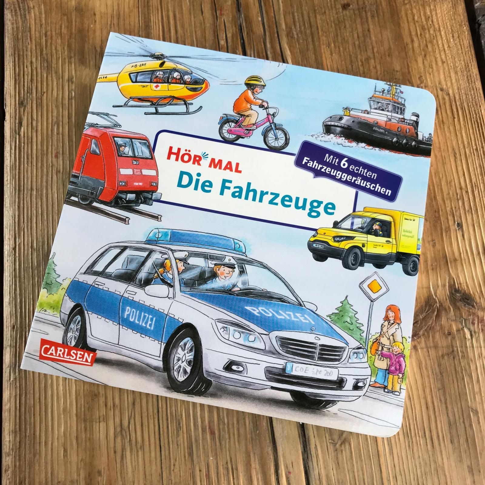 Beispielinhalt (Bild) Hör mal (Soundbuch): Die Fahrzeuge