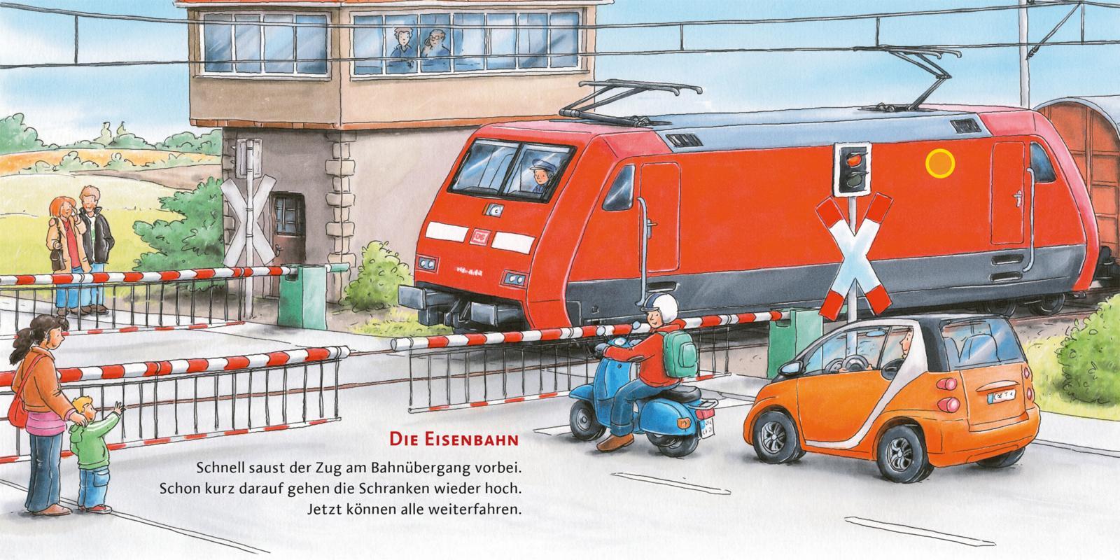 Beispielinhalt (Bild) Hör mal (Soundbuch): Die Fahrzeuge