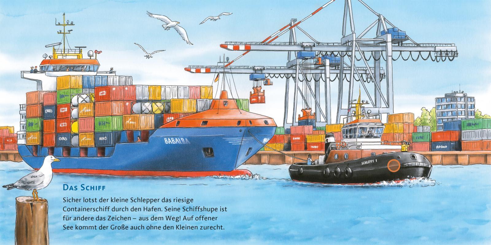 Beispielinhalt (Bild) Hör mal (Soundbuch): Die Fahrzeuge