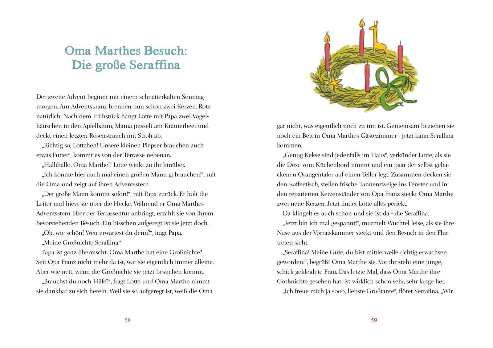 Beispielinhalt (Bild) Der kleine Herr Heimlich wartet auf Weihnachten