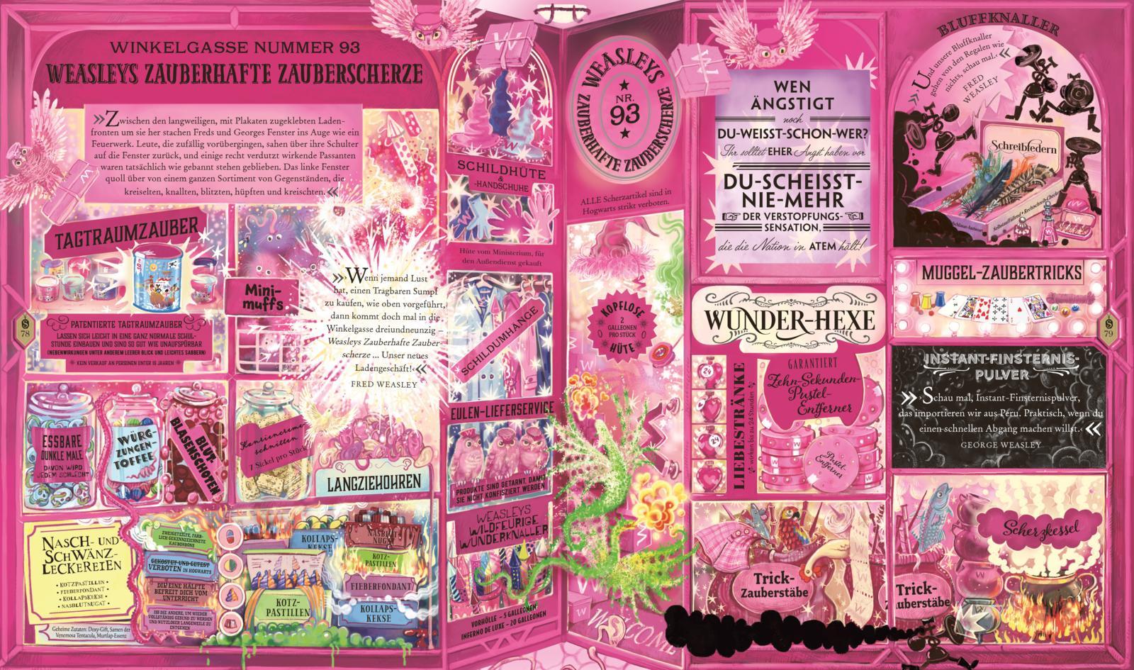 Beispielinhalt (Bild) Die magische Welt von Harry Potter: Das offizielle Handbuch