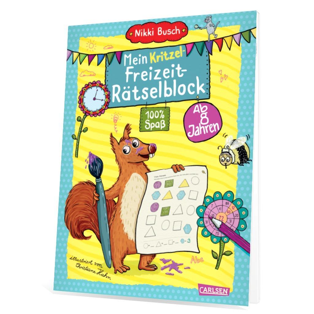 Beispielinhalt (Bild) Mein großer Freizeit Kritzel- und Rätselblock