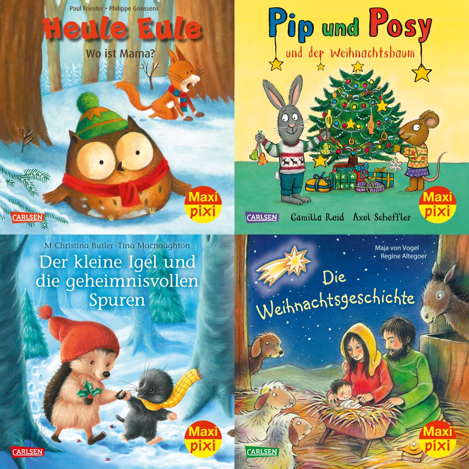 Vorderes Coverbild Maxi-Pixi-4er-Set 104: Bilderbuchwinter (4x1 Exemplar)