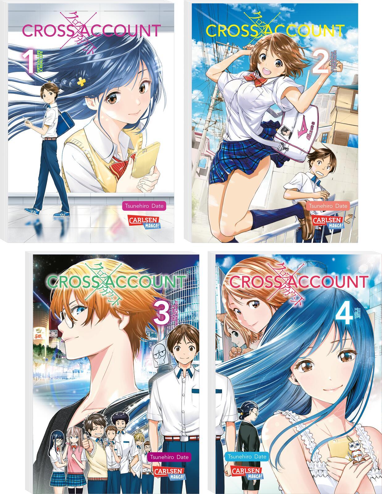 Vorderes Coverbild Cross Account Komplettpack 1-4