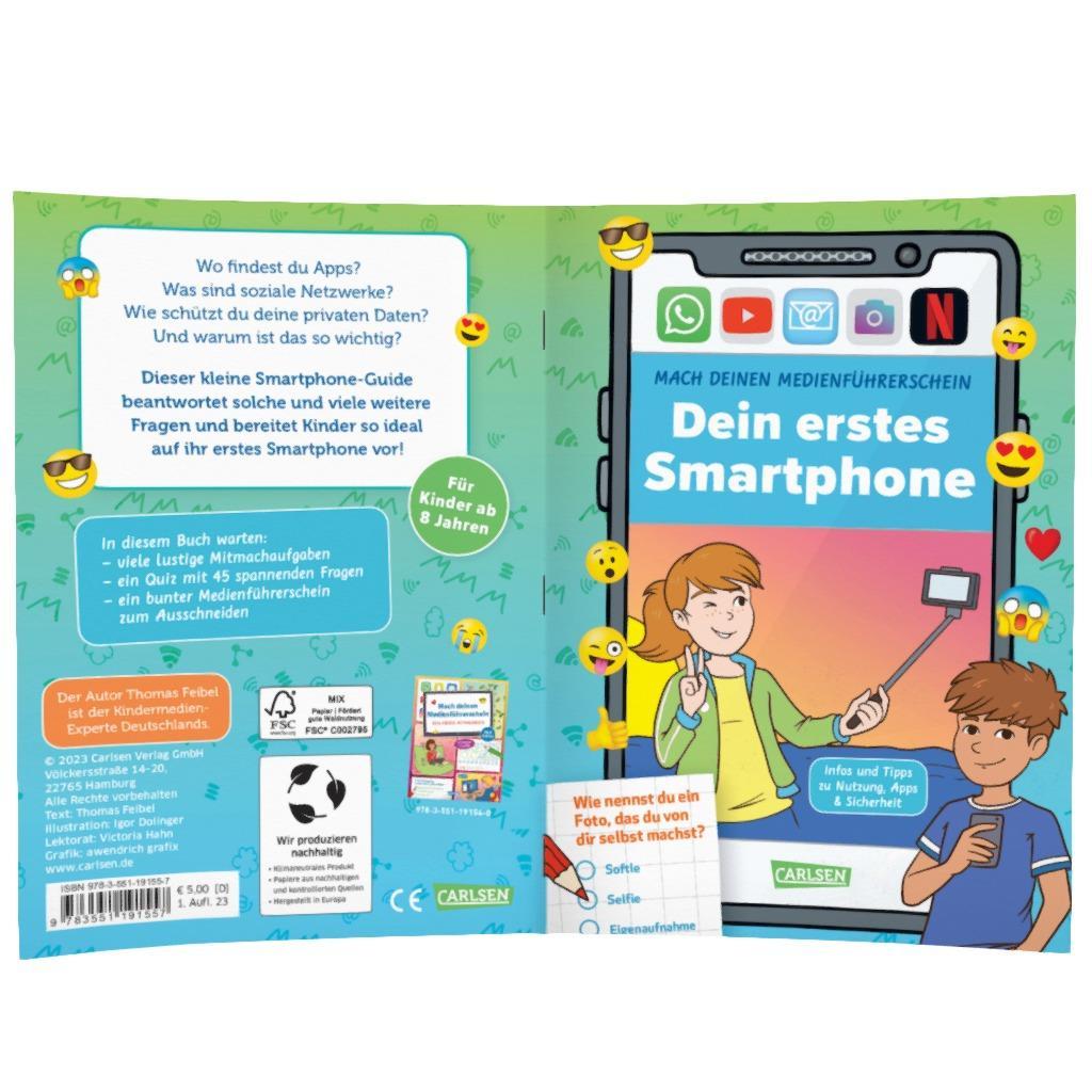 Beispielinhalt (Bild) Mach deinen Medienführerschein: Dein erstes Smartphone