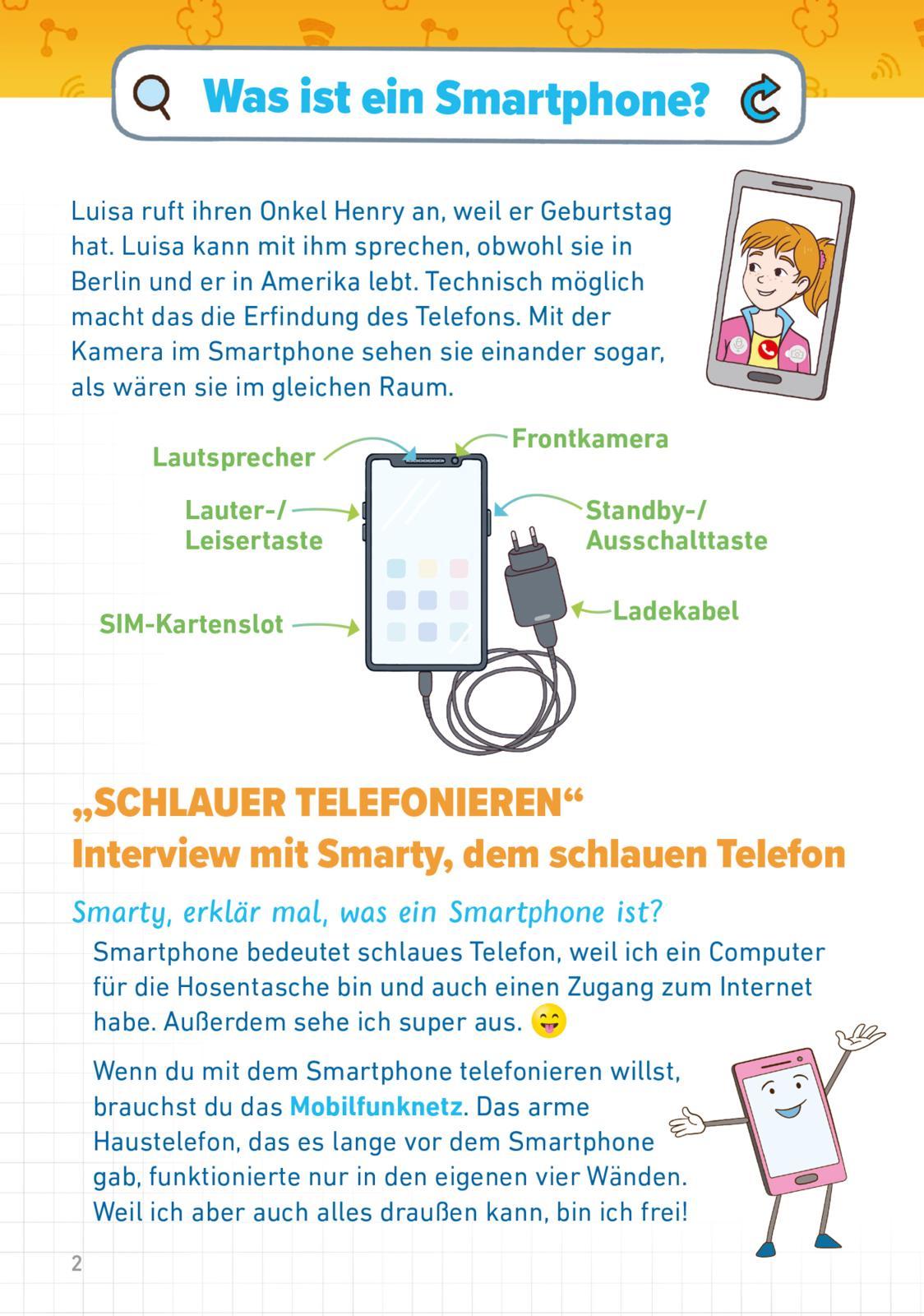 Beispielinhalt (Bild) Mach deinen Medienführerschein: Dein erstes Smartphone