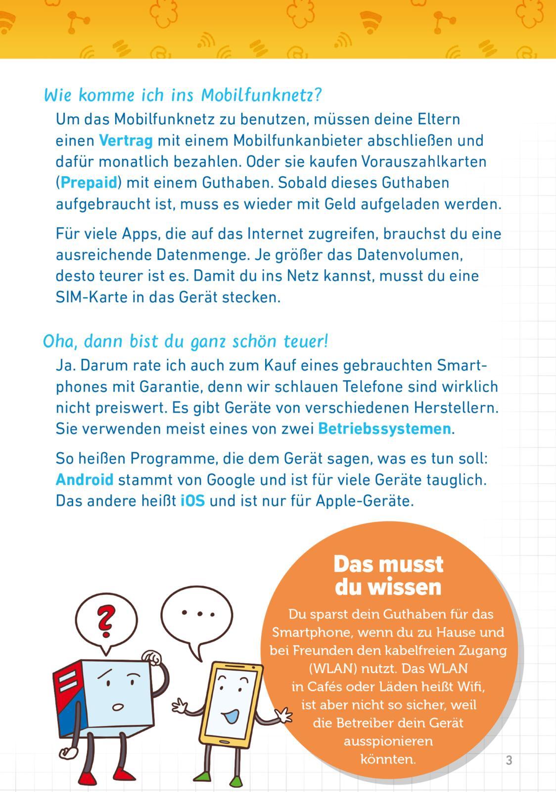 Beispielinhalt (Bild) Mach deinen Medienführerschein: Dein erstes Smartphone