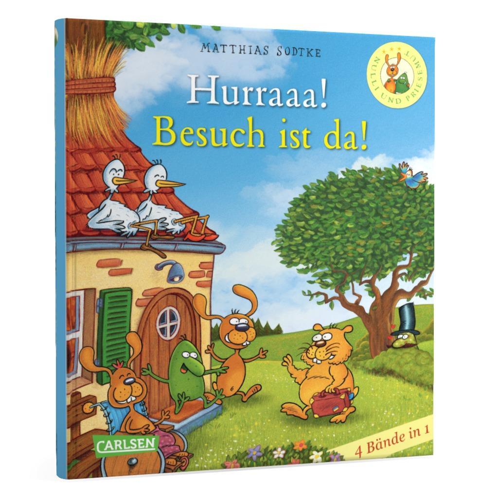 Beispielinhalt (Bild) Nulli & Priesemut: Hurraaa! Besuch ist da! - 4 Bände in 1