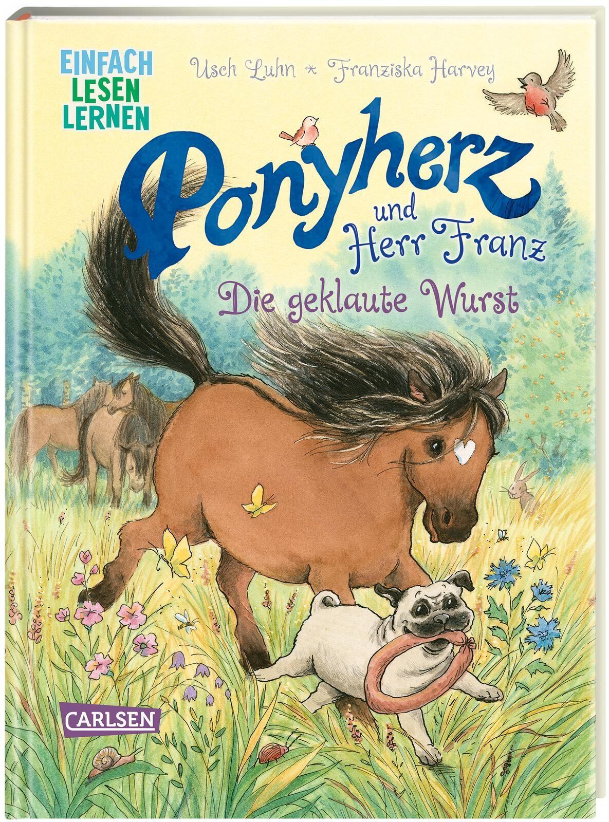 Vorderes Coverbild Ponyherz und Herr Franz: Die geklaute Wurst
