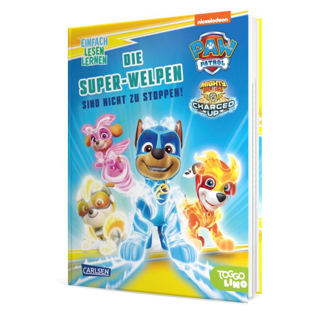 Beispielinhalt (Bild) PAW Patrol Erstlesebuch: Die Super-Welpen sind nicht zu stoppen!