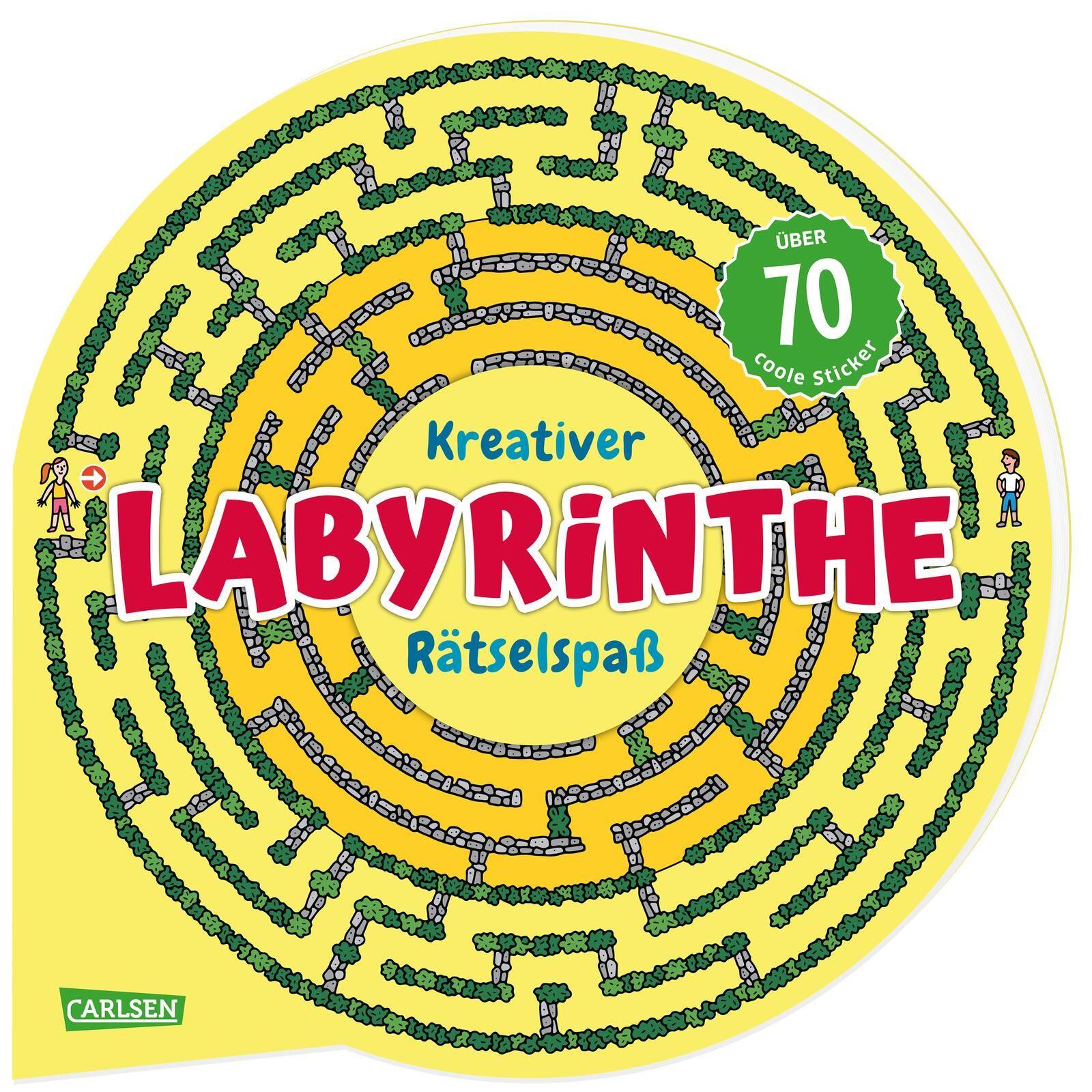 Vorderes Coverbild Kreativer Labyrinthe-Rätselspaß