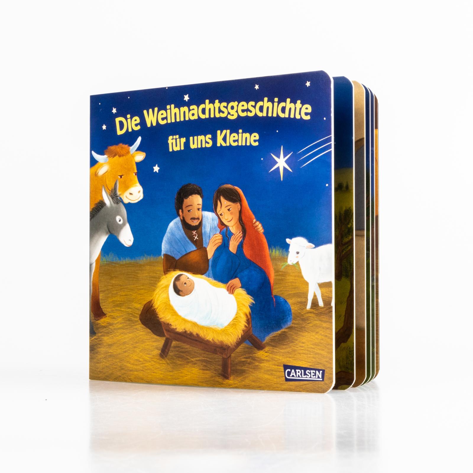 Beispielinhalt (Bild) Die Weihnachtsgeschichte für uns Kleine