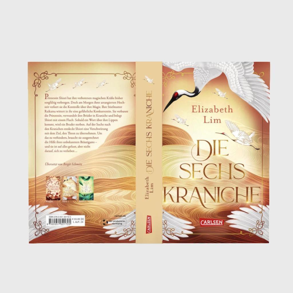 Beispielinhalt (Bild) Die sechs Kraniche (Die sechs Kraniche 1)