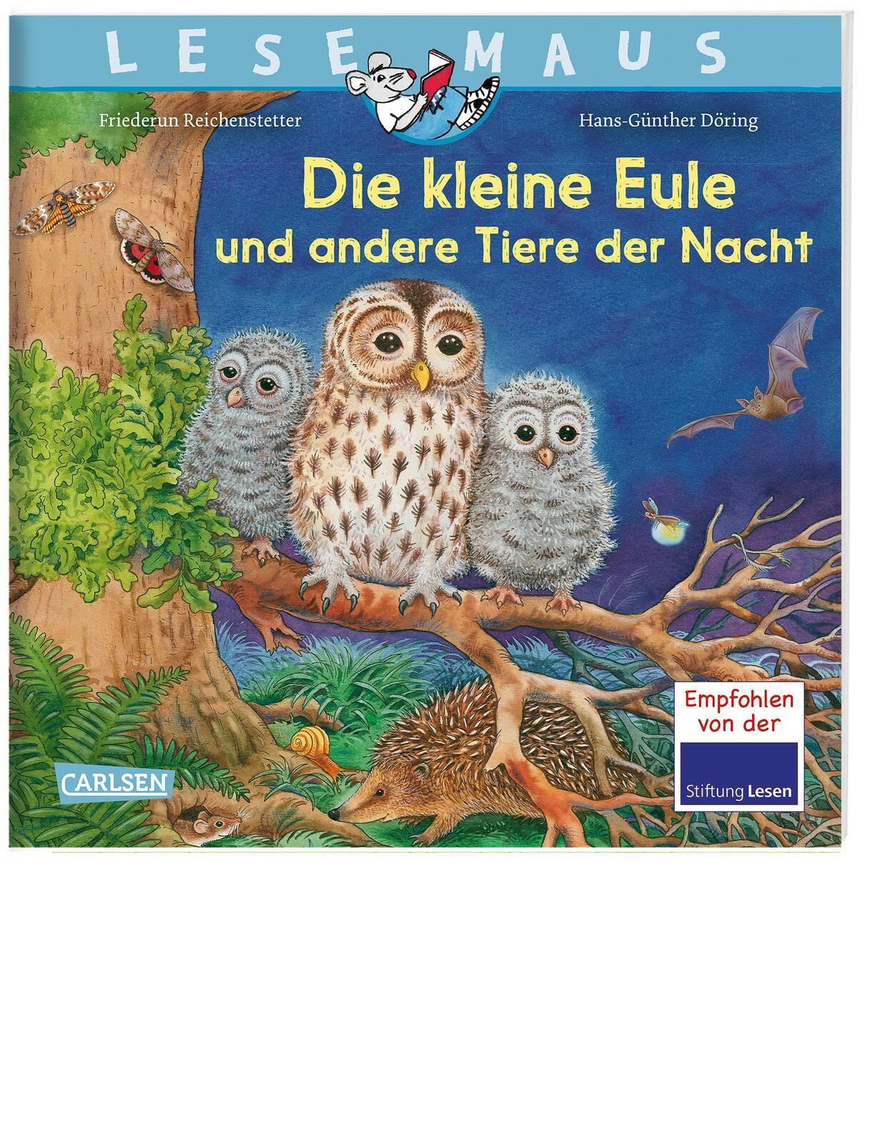 Vorderes Coverbild LESEMAUS 174: Die kleine Eule und andere Tiere der Nacht