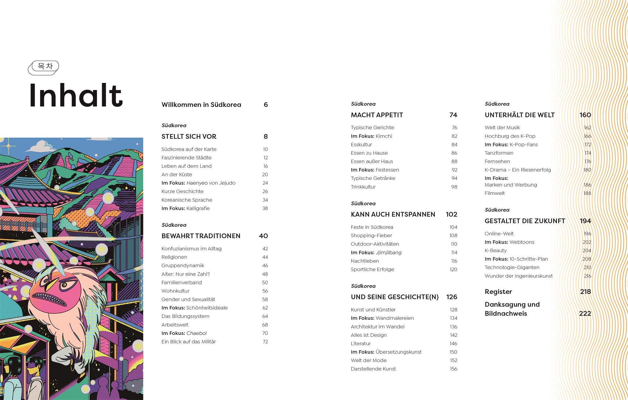 Beispielinhalt (Bild) Typisch Südkorea