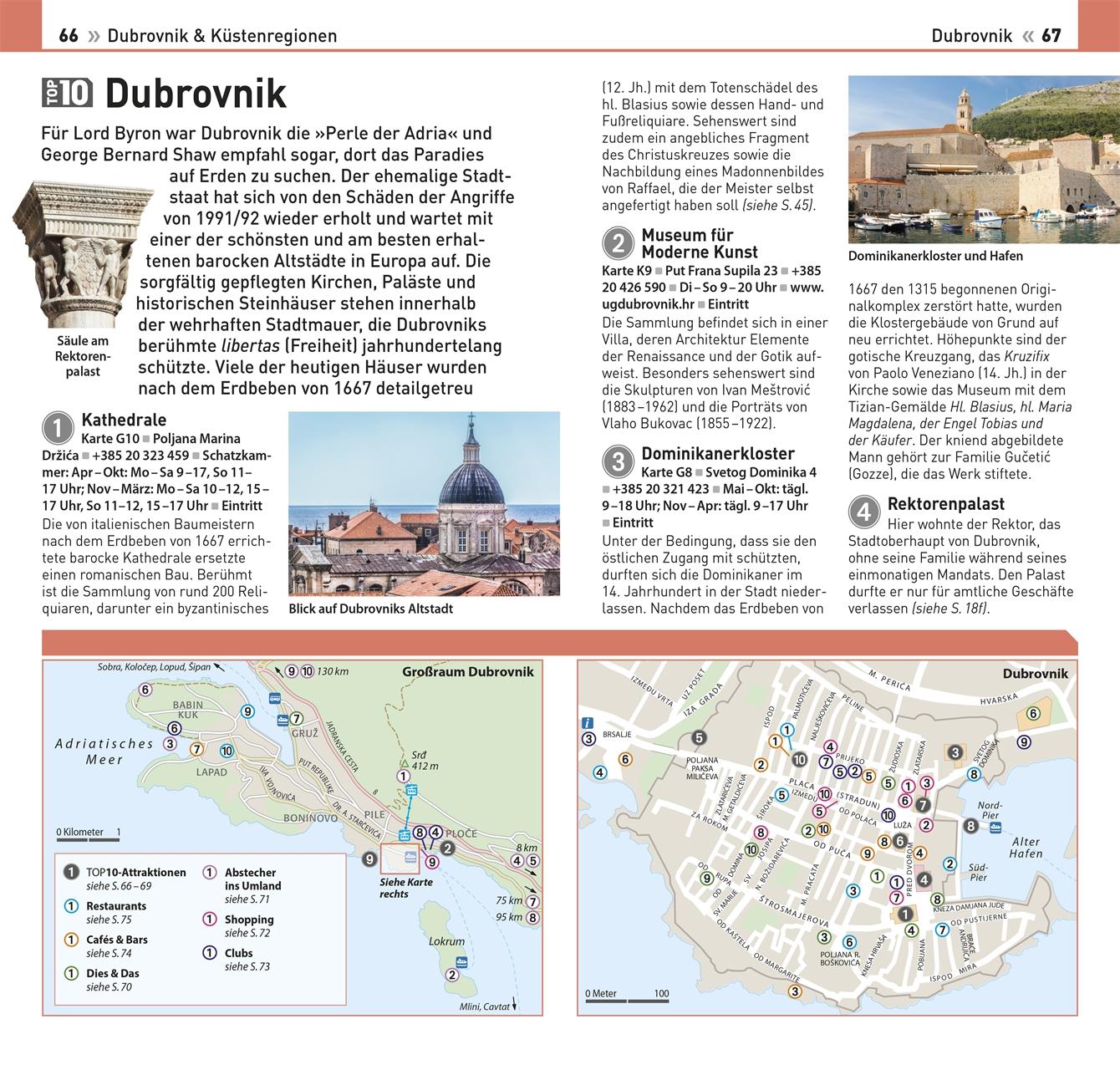 Beispielinhalt (Bild) TOP10 Reiseführer Dubrovnik & Dalmatinische Küste