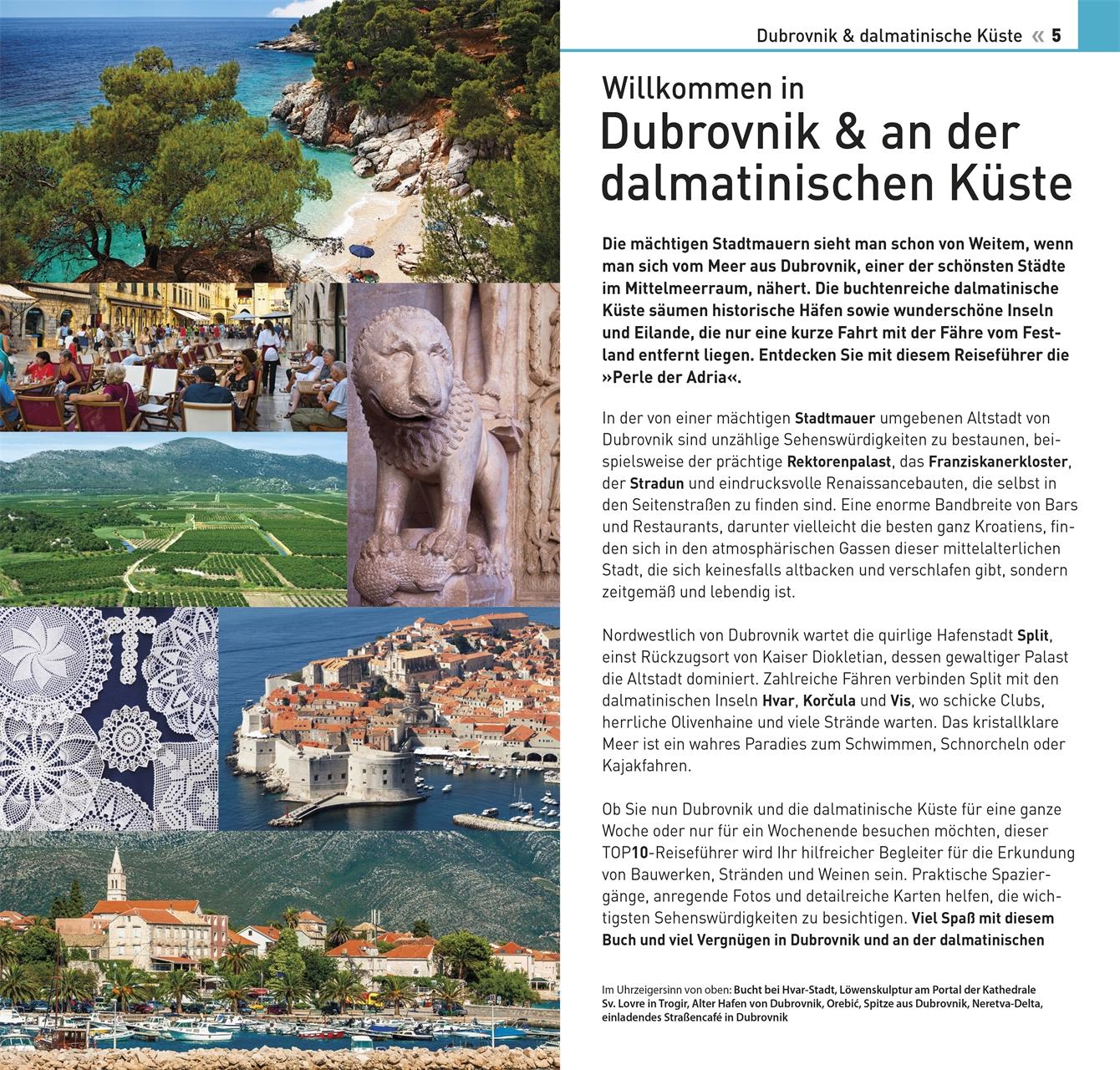 Beispielinhalt (Bild) TOP10 Reiseführer Dubrovnik & Dalmatinische Küste