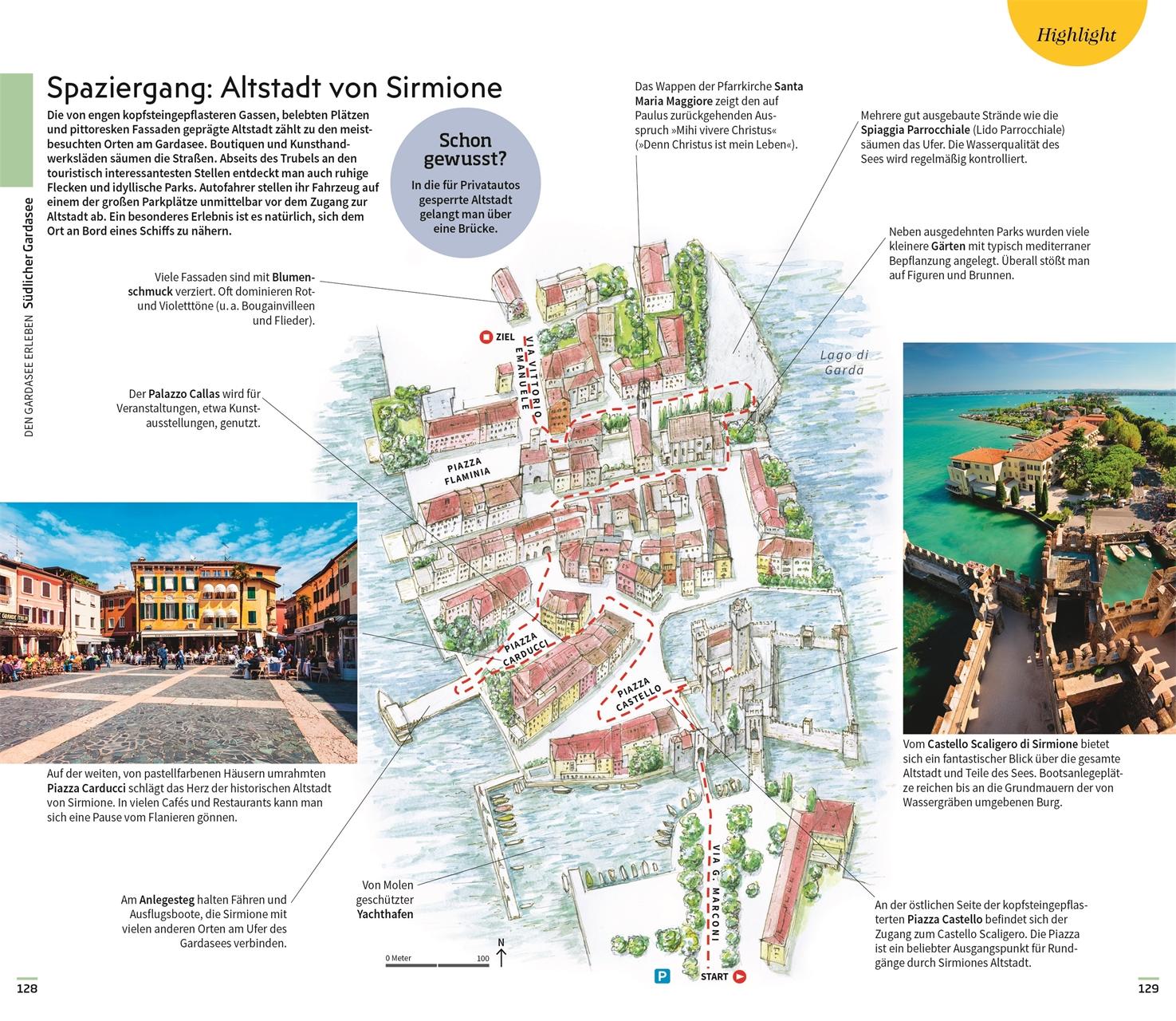 Beispielinhalt (Bild) Vis-à-Vis Reiseführer Gardasee