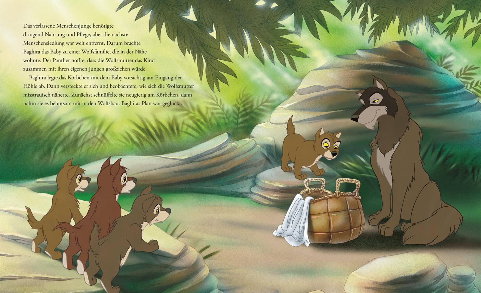 Beispielinhalt (Bild) Disney Silver-Edition: Die besten Geschichten - Das Dschungelbuch