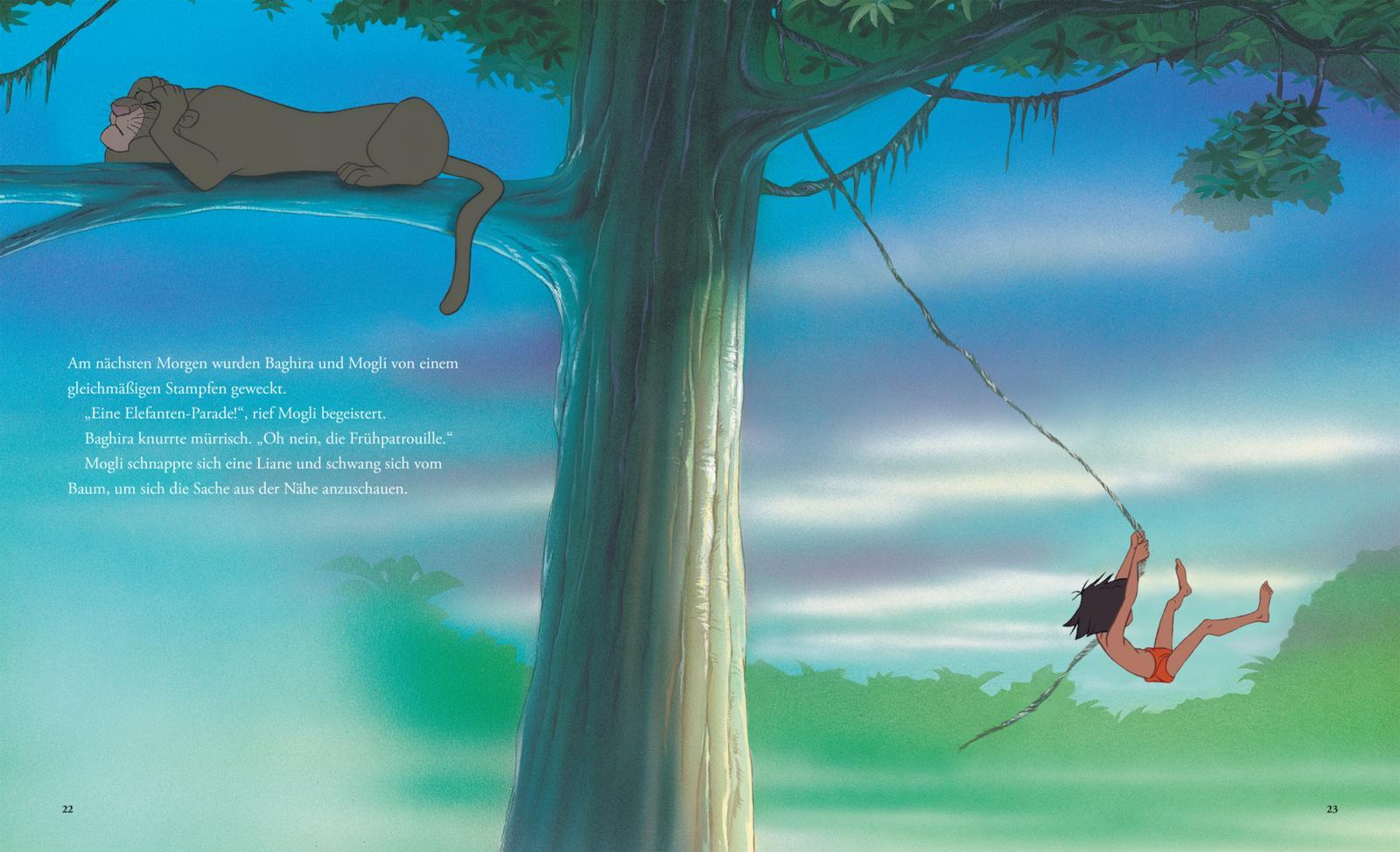 Beispielinhalt (Bild) Disney Silver-Edition: Die besten Geschichten - Das Dschungelbuch