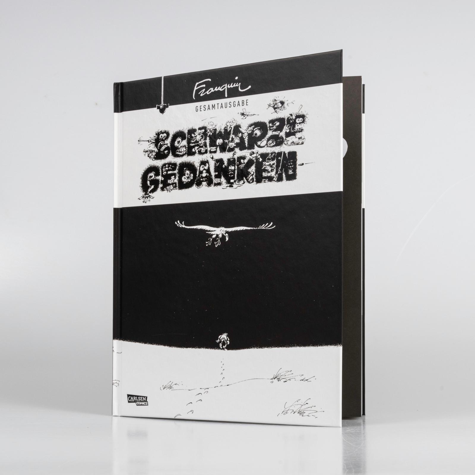 Beispielinhalt (Bild) Schwarze Gedanken Gesamtausgabe (Hochwertige Jubiläumsedition 100 Jahre Franquin)