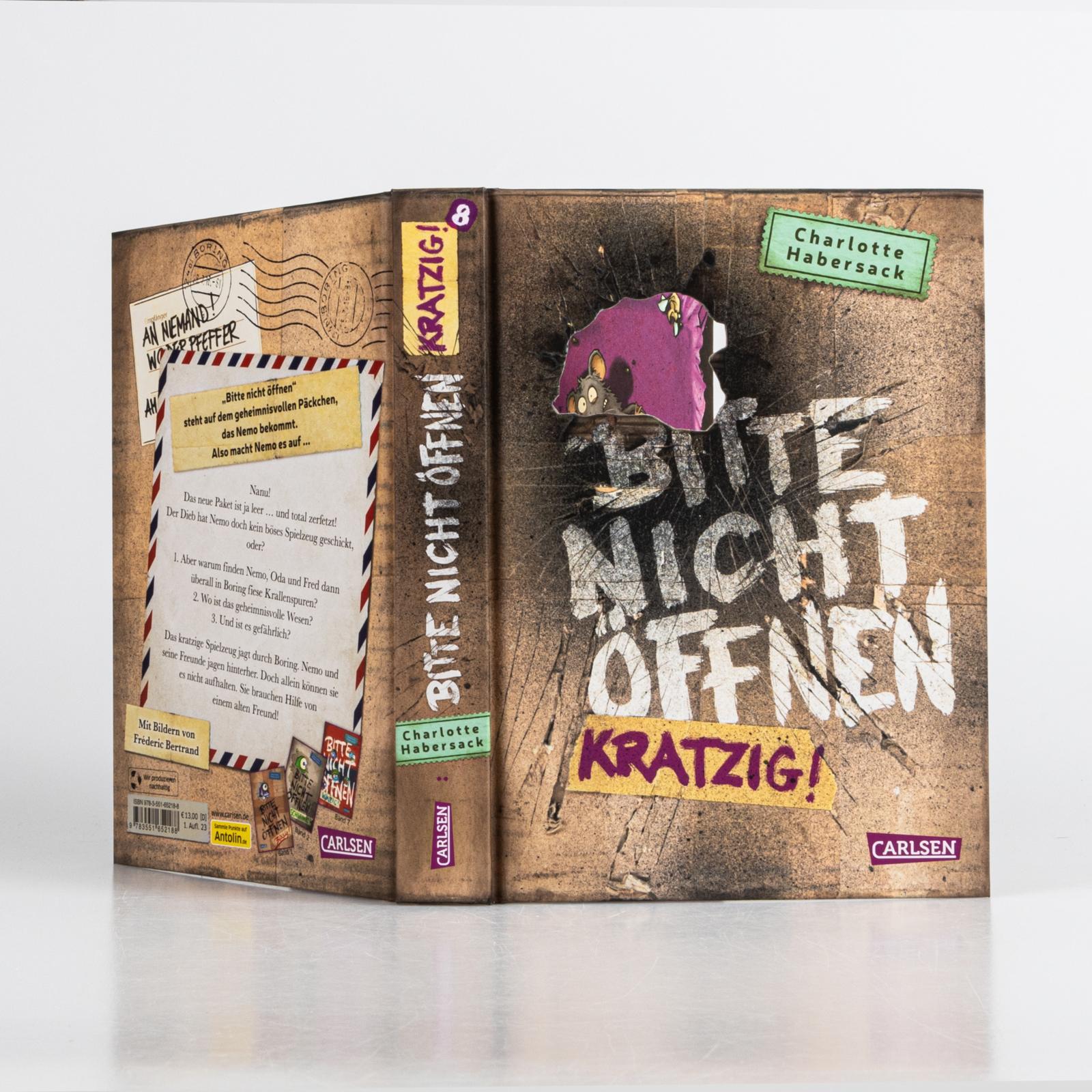 Beispielinhalt (Bild) Bitte nicht öffnen 8: Kratzig!