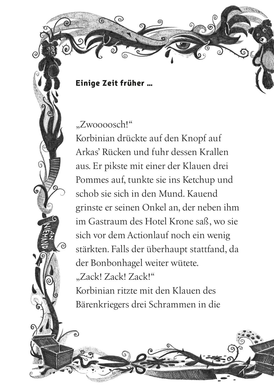 Beispielinhalt (Bild) Bitte nicht öffnen 8: Kratzig!