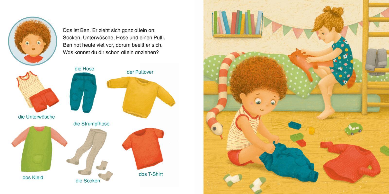 Beispielinhalt (Bild) Baby Pixi (unkaputtbar) 146: Mein Baby-Pixi-Buggybuch: Unser Tag