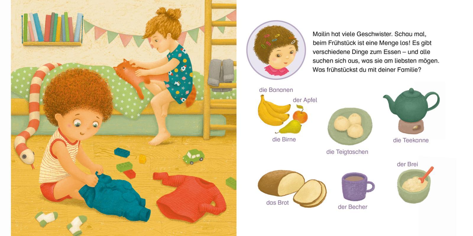 Beispielinhalt (Bild) Baby Pixi (unkaputtbar) 146: Mein Baby-Pixi-Buggybuch: Unser Tag