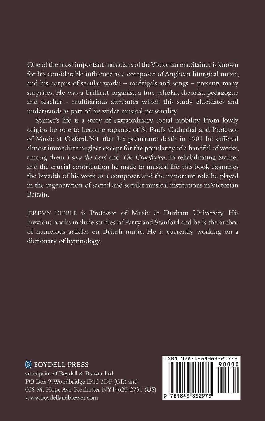 Rückseitencover John Stainer