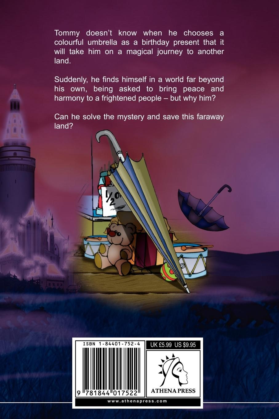 Rückseitencover Tommy, the Wizard and the Magic Umbrella