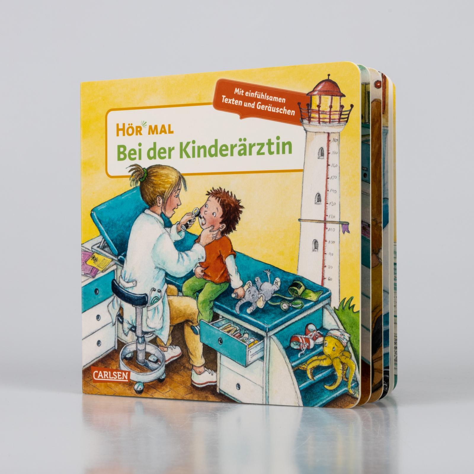 Beispielinhalt (Bild) Hör mal (Soundbuch): Bei der Kinderärztin