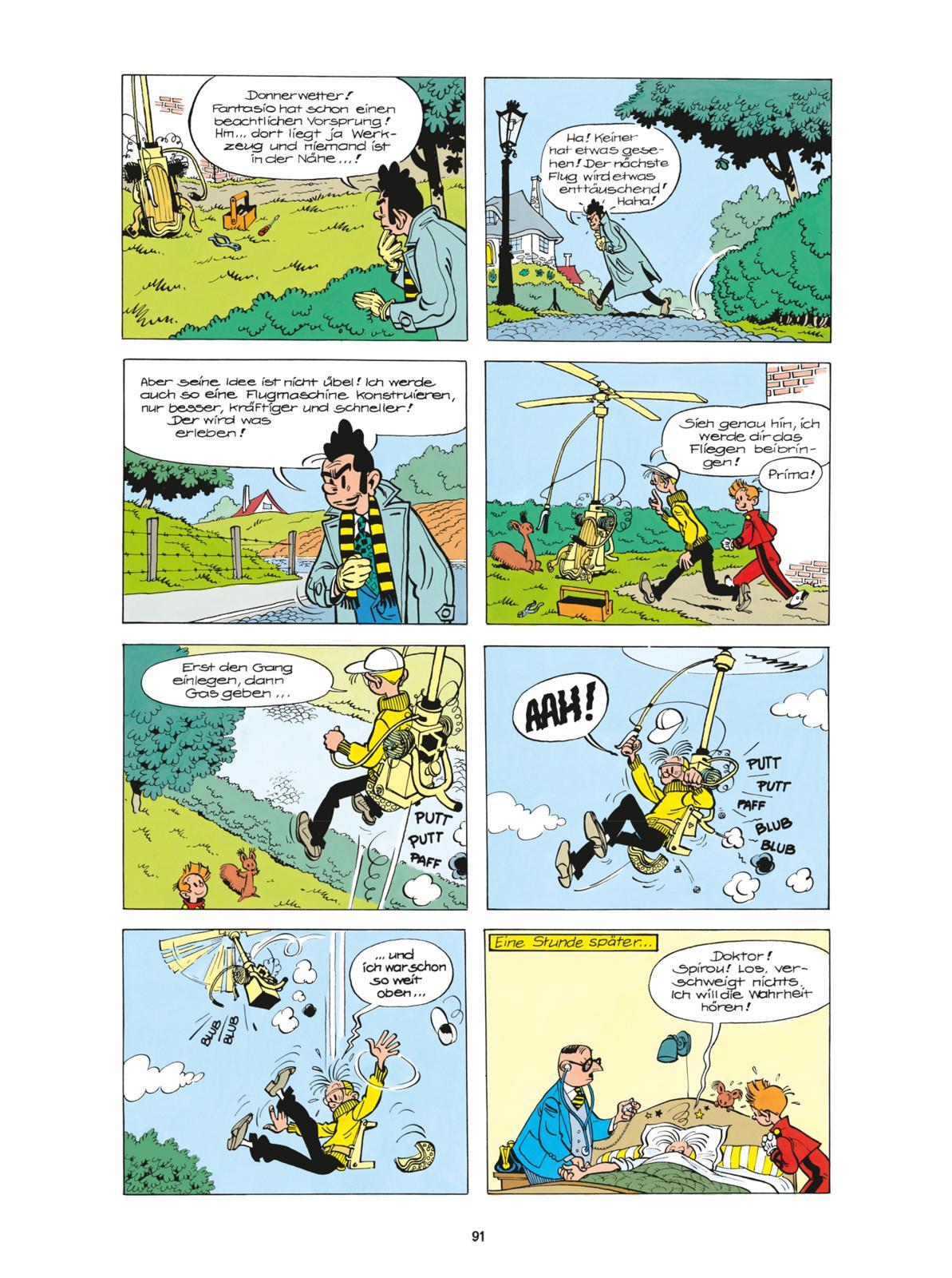 Beispielinhalt (Bild) Spirou und Fantasio Gesamtausgabe Neuedition 2