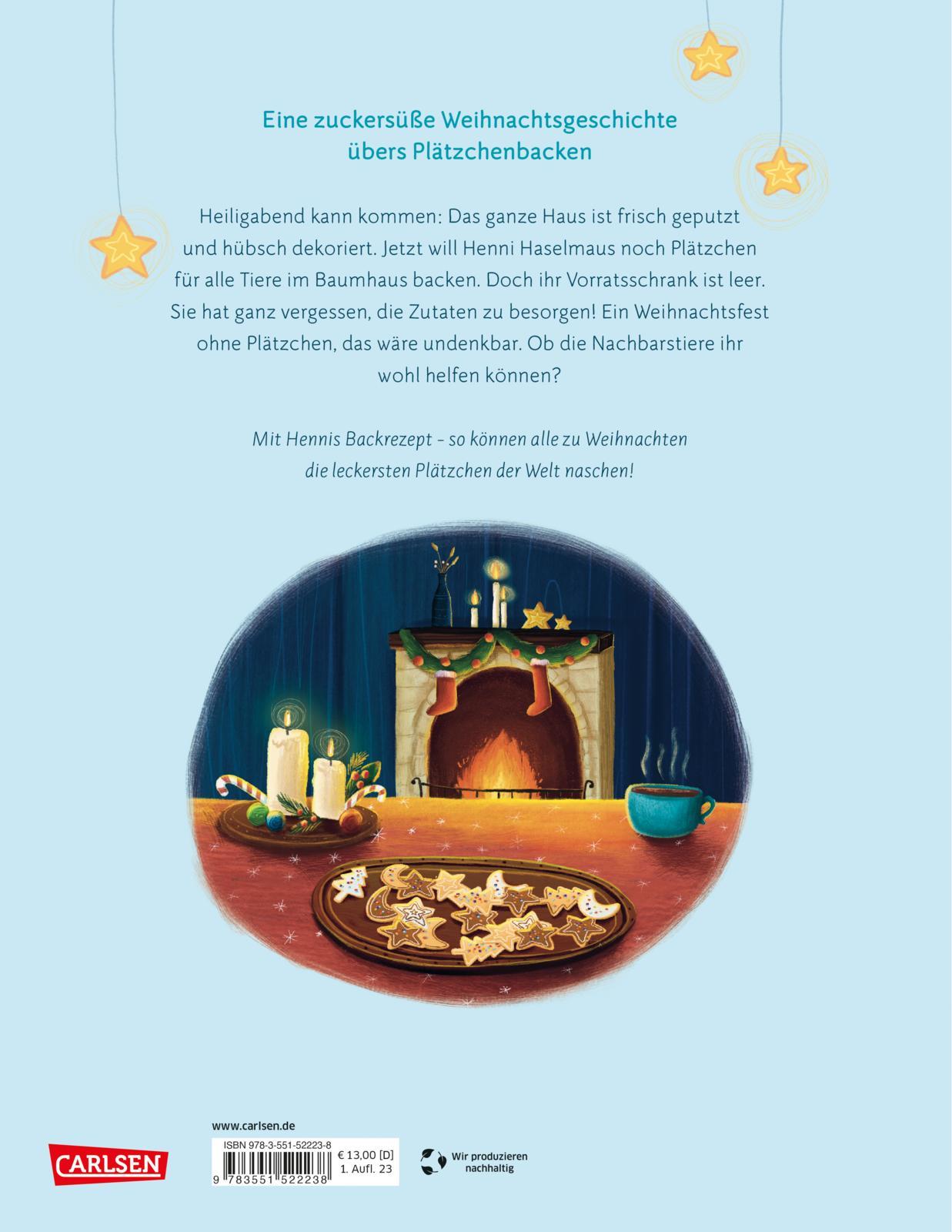 Rückseitencover Henni Haselmaus und die leckersten Plätzchen der Welt