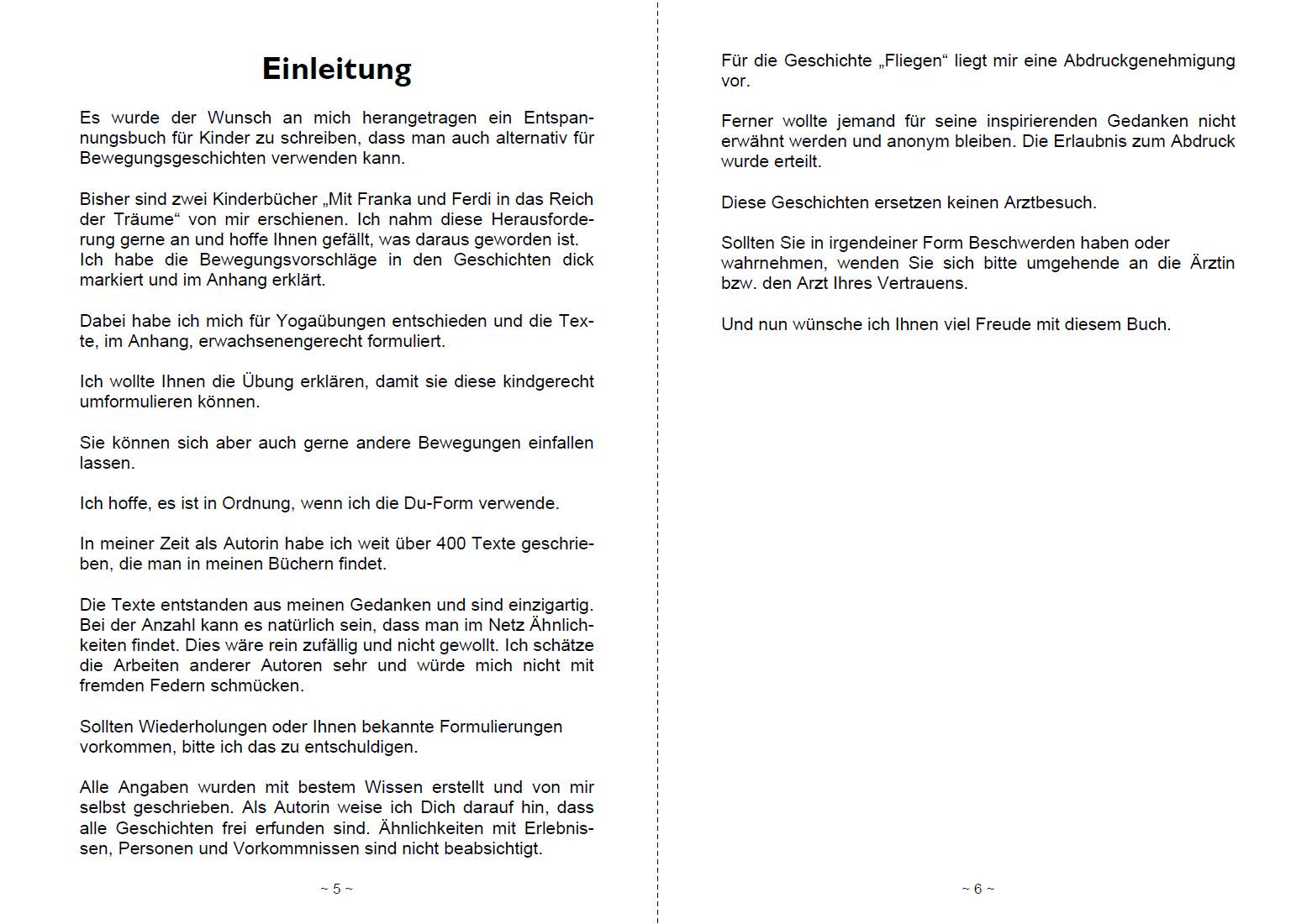 Beispielinhalt (Bild) Yoga Asanas und Entspannung für Kinder