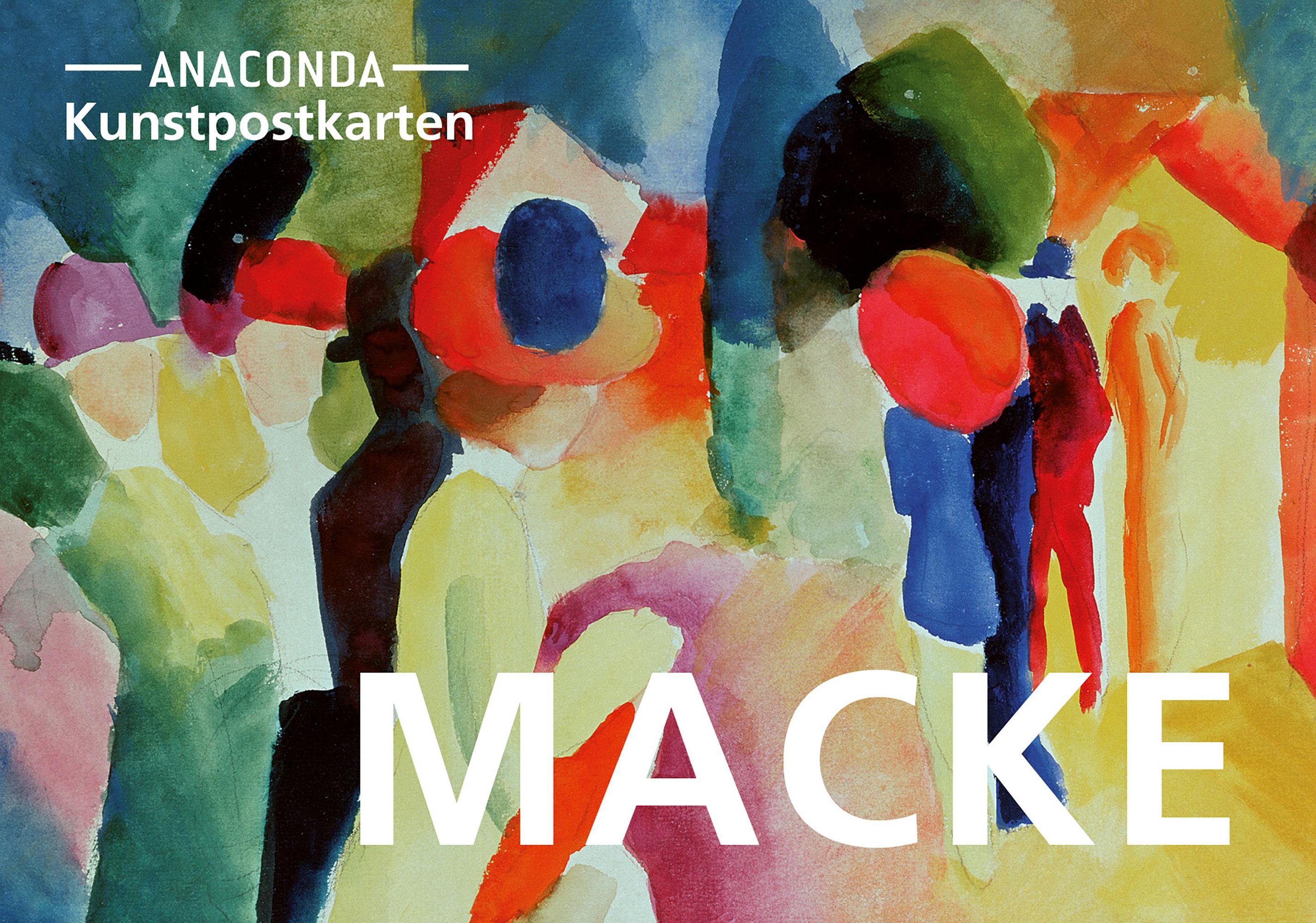 Vorderes Coverbild Postkarten-Set August Macke