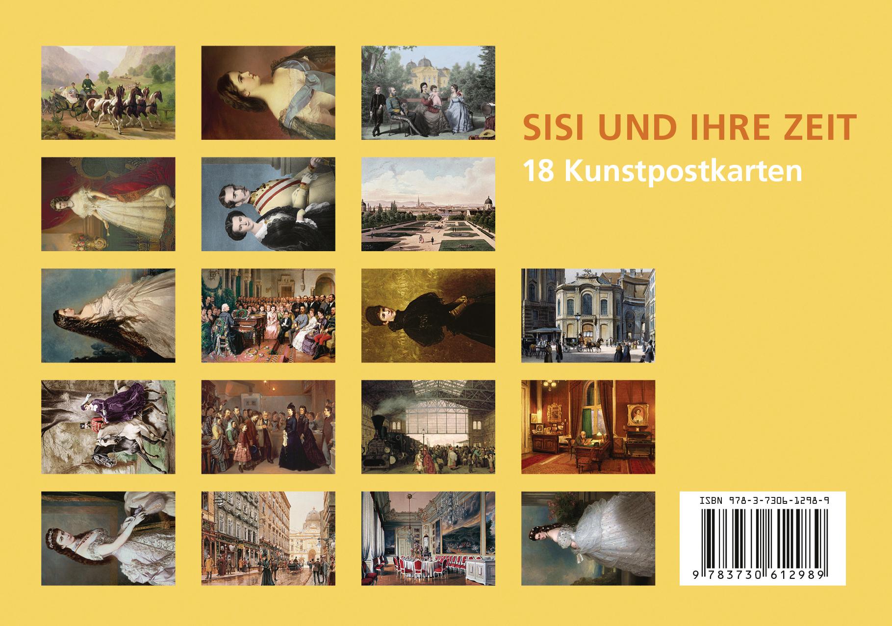 Beispielinhalt (Bild) Postkarten-Set Sisi und ihre Zeit