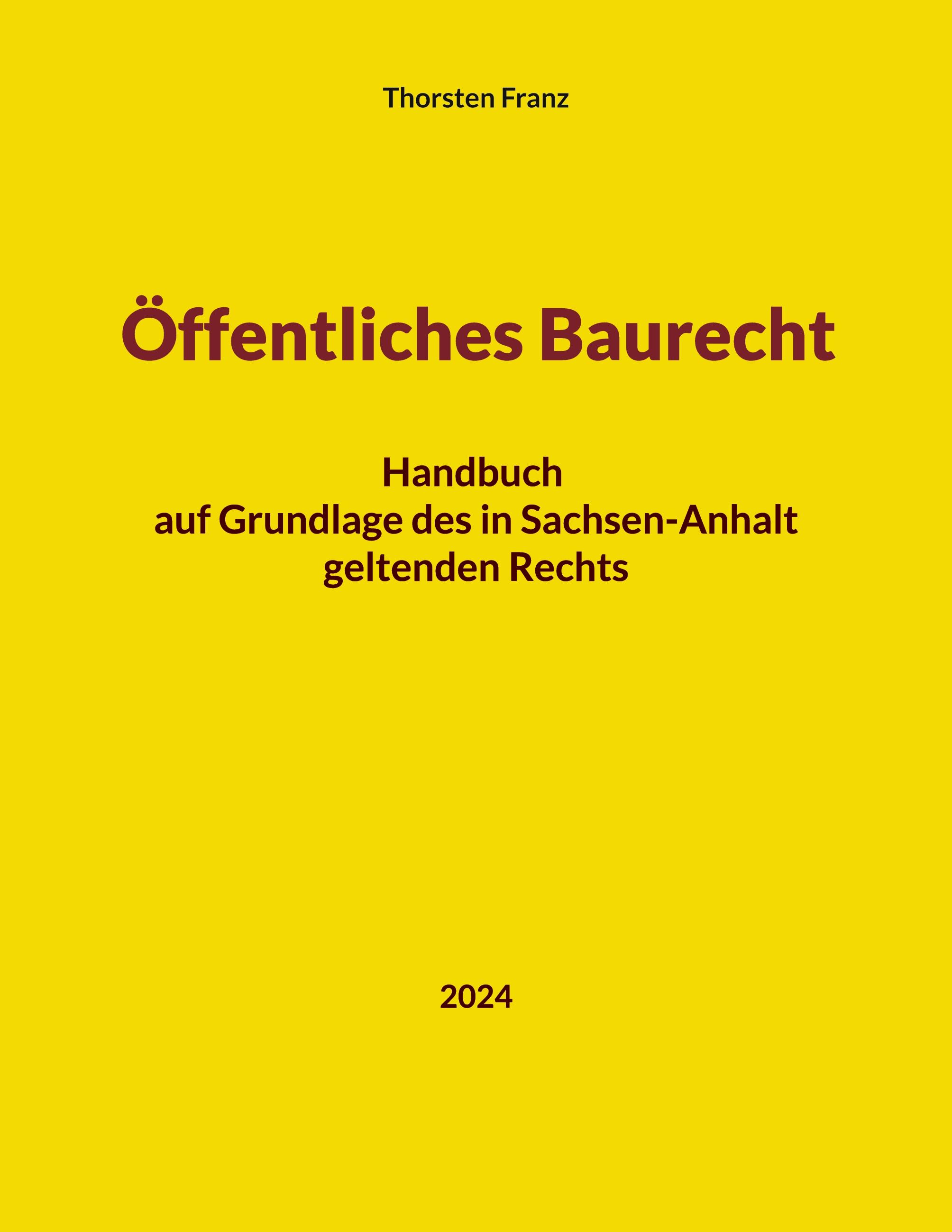 Vorderes Coverbild Öffentliches Baurecht