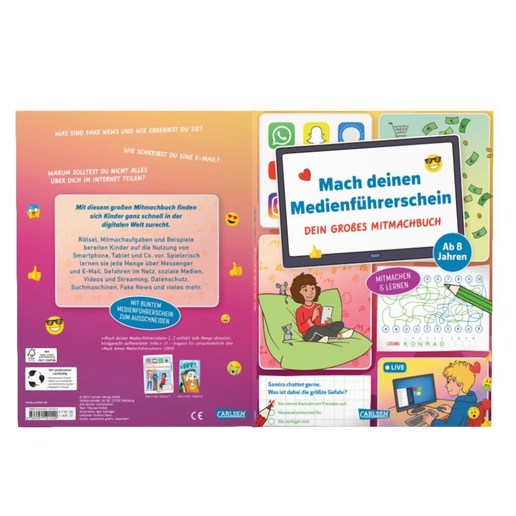Beispielinhalt (Bild) Mach deinen Medienführerschein: Dein großes Mitmachbuch