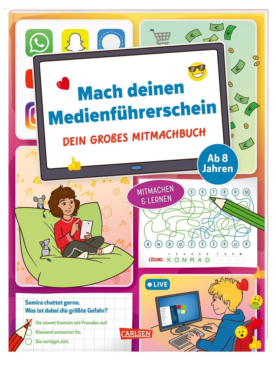 Vorderes Coverbild Mach deinen Medienführerschein: Dein großes Mitmachbuch