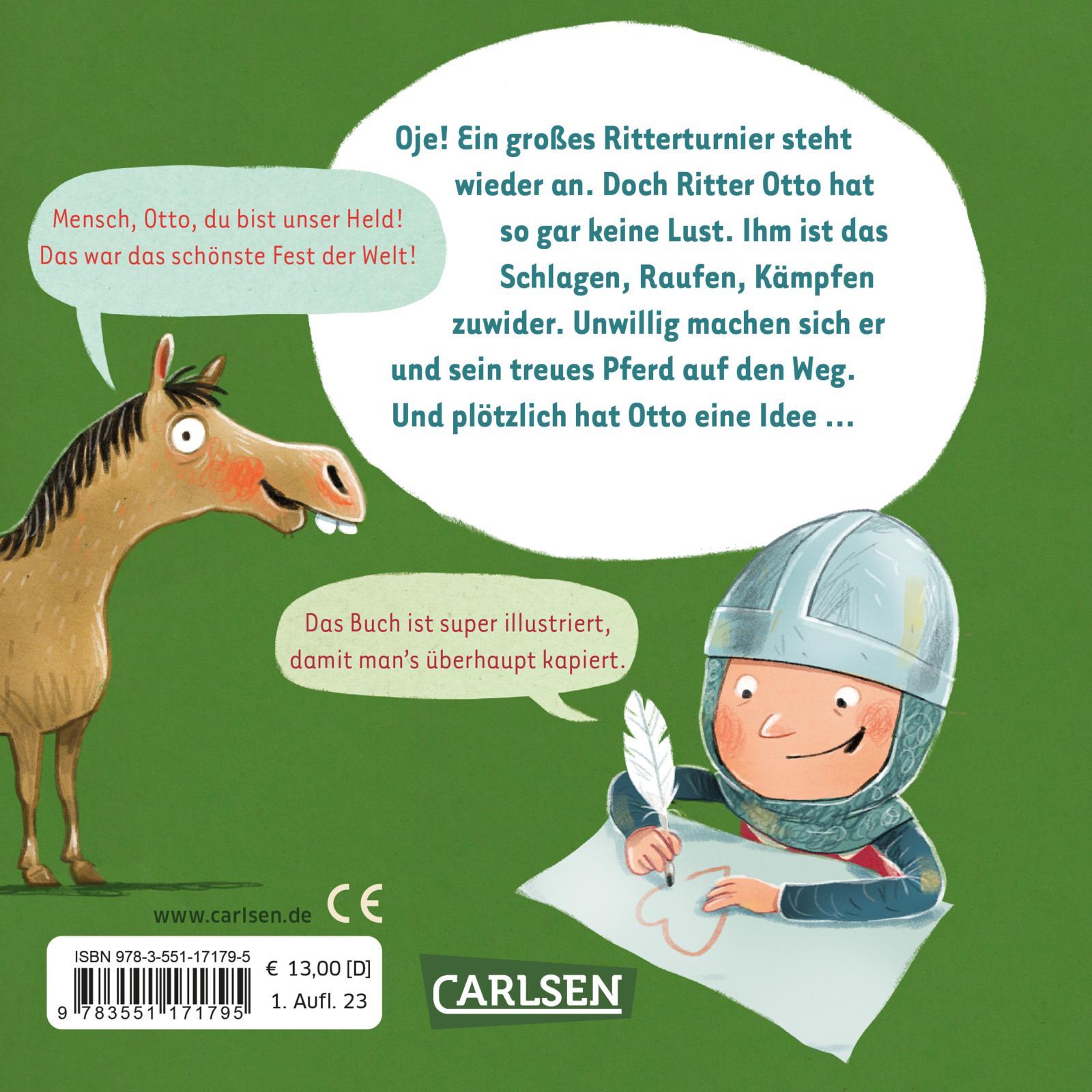 Rückseitencover Ritter Otto will nicht kämpfen