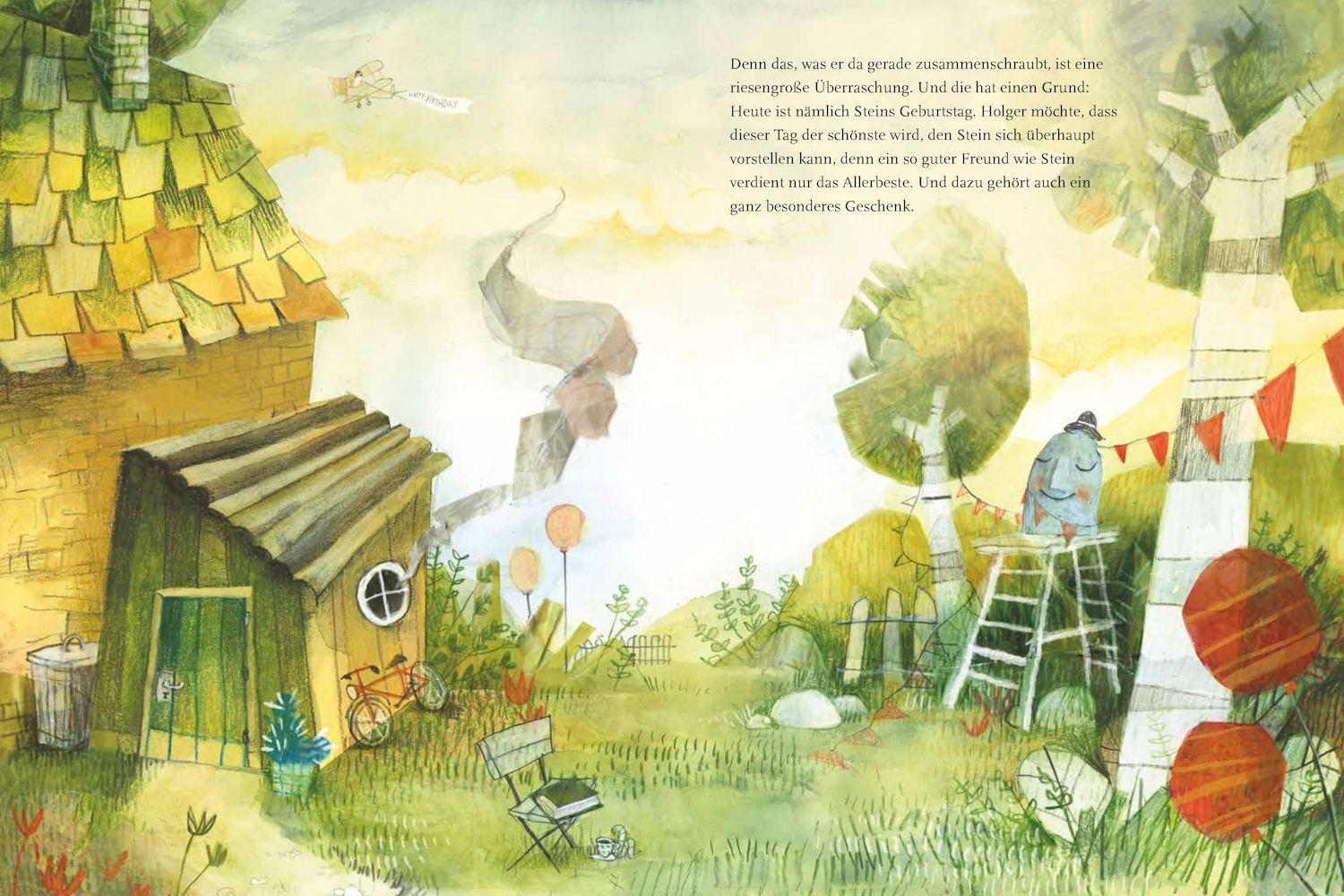 Beispielinhalt (Bild) Steins schönster Geburtstag