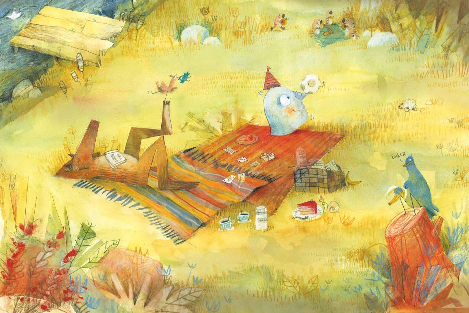 Beispielinhalt (Bild) Steins schönster Geburtstag