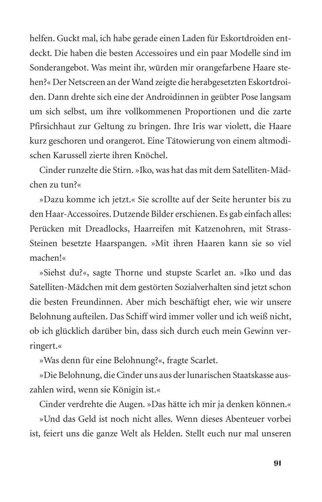 Beispielinhalt (Bild) Die Luna-Chroniken 3: Wie Sterne so golden
