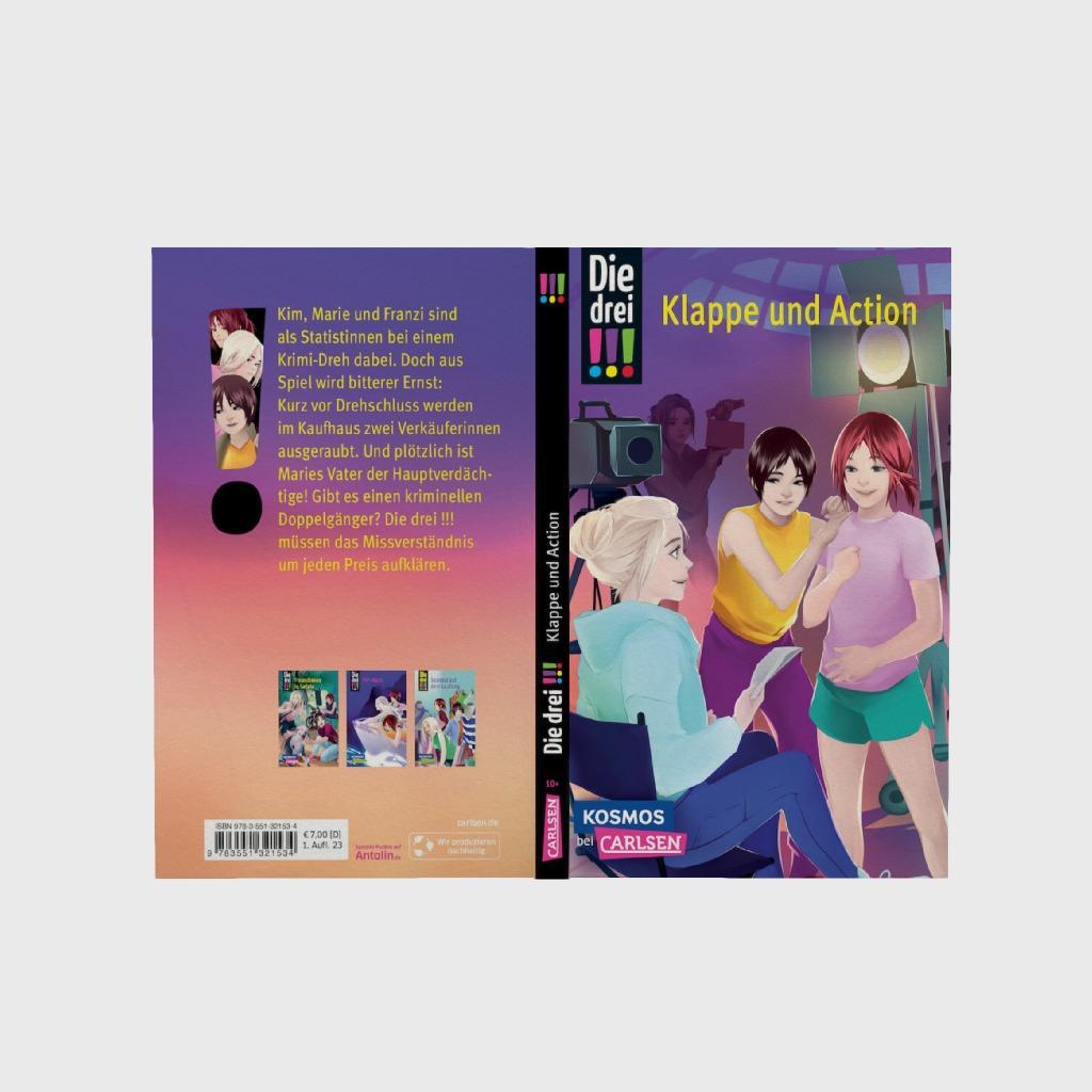 Beispielinhalt (Bild) Die drei !!!: Klappe und Action