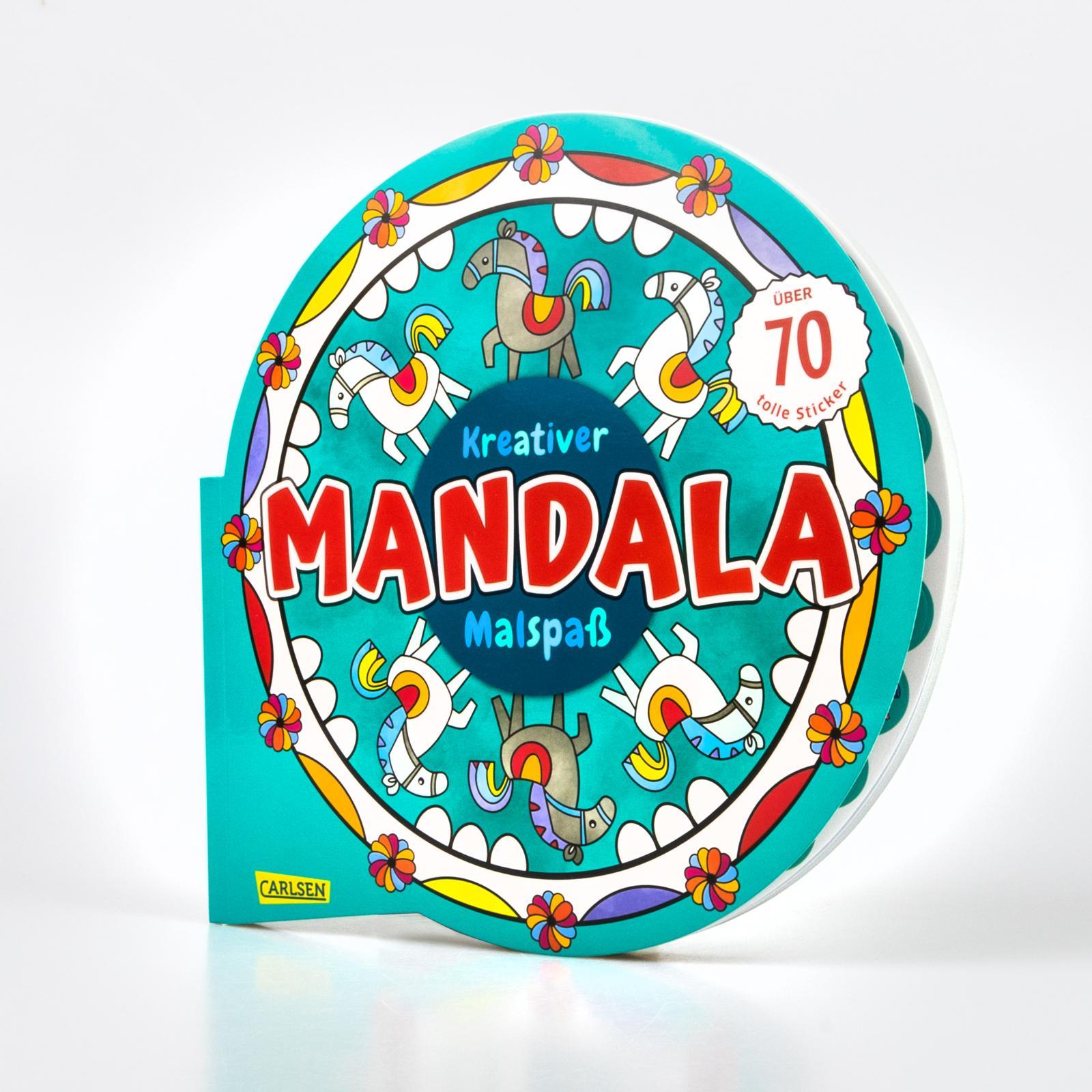 Beispielinhalt (Bild) Kreativer Mandala-Malspaß