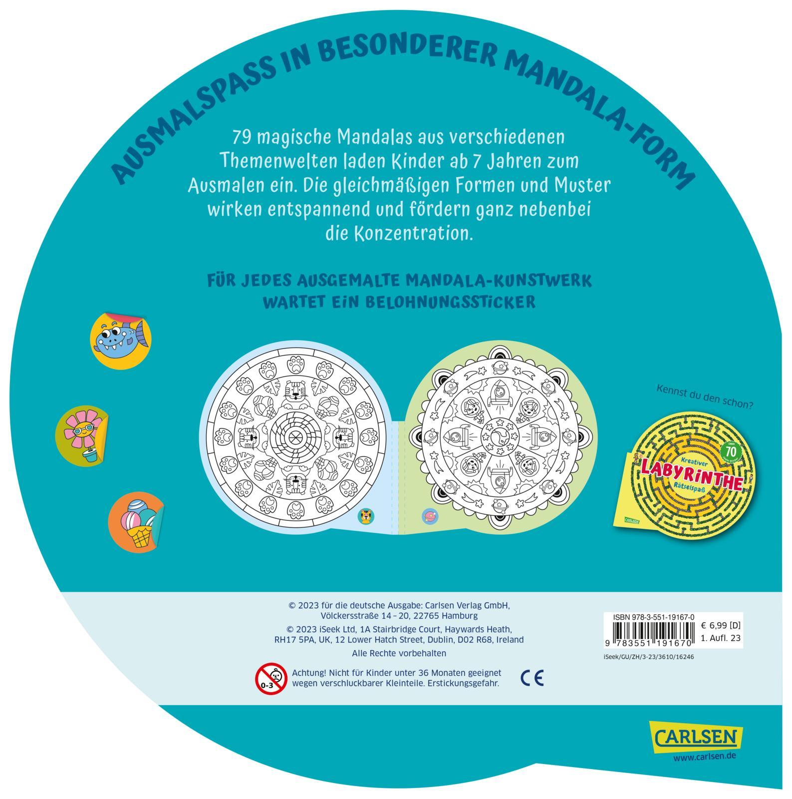 Rückseitencover Kreativer Mandala-Malspaß
