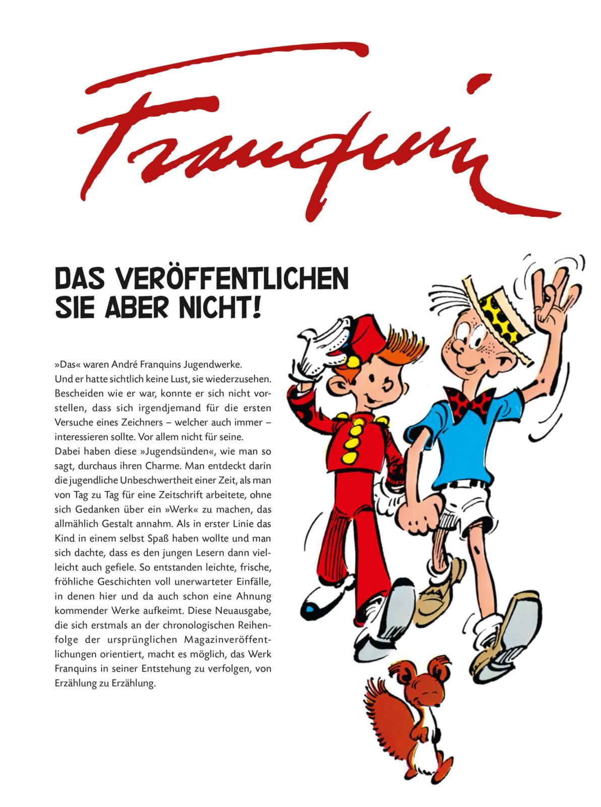 Beispielinhalt (Bild) Spirou und Fantasio Gesamtausgabe Neuedition 1